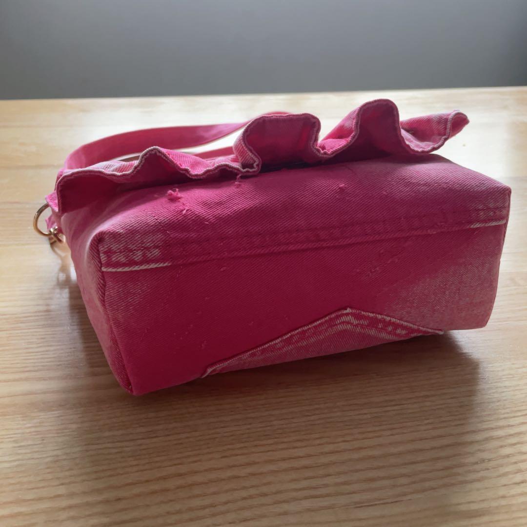 ピンク デニム リメイク セット