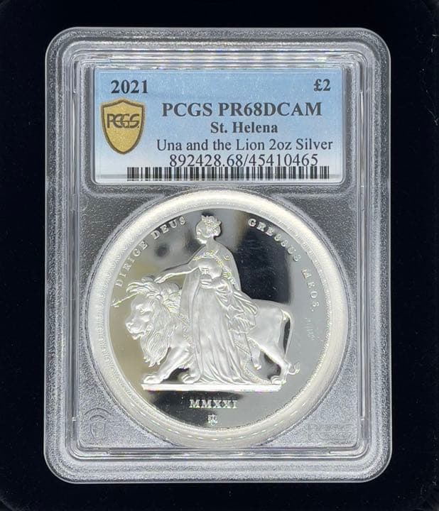 【特価】2021 ウナ ライオン 銀貨 マスターピース版 pcgs 準最高鑑定