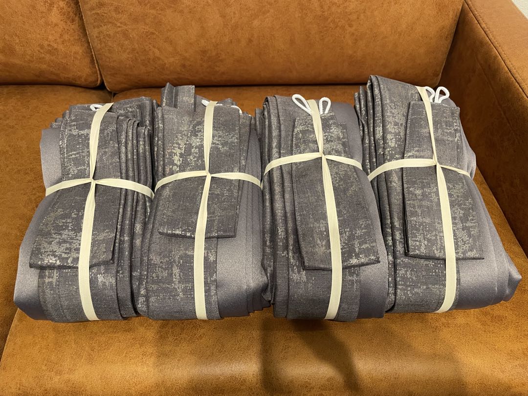 【レアなインダストリアルデザイン‼︎】ニトリカーテン100cm×200cm ×4