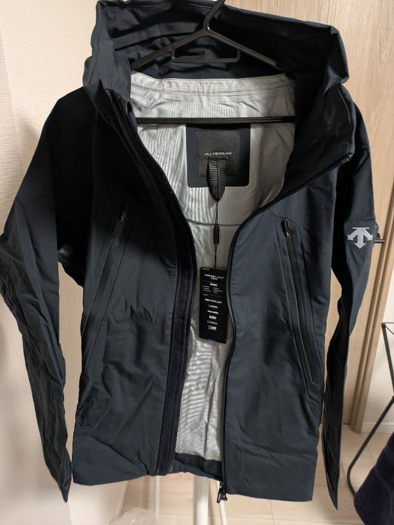 ハードシェルジャケット CREAS M ネイビー　クレアス