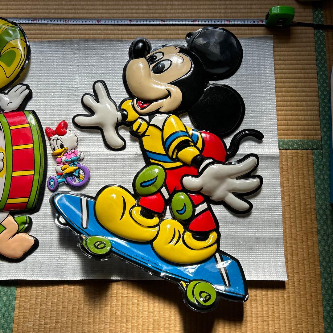 ディズニー　壁飾り　昭和レトロ　ミッキーマウス