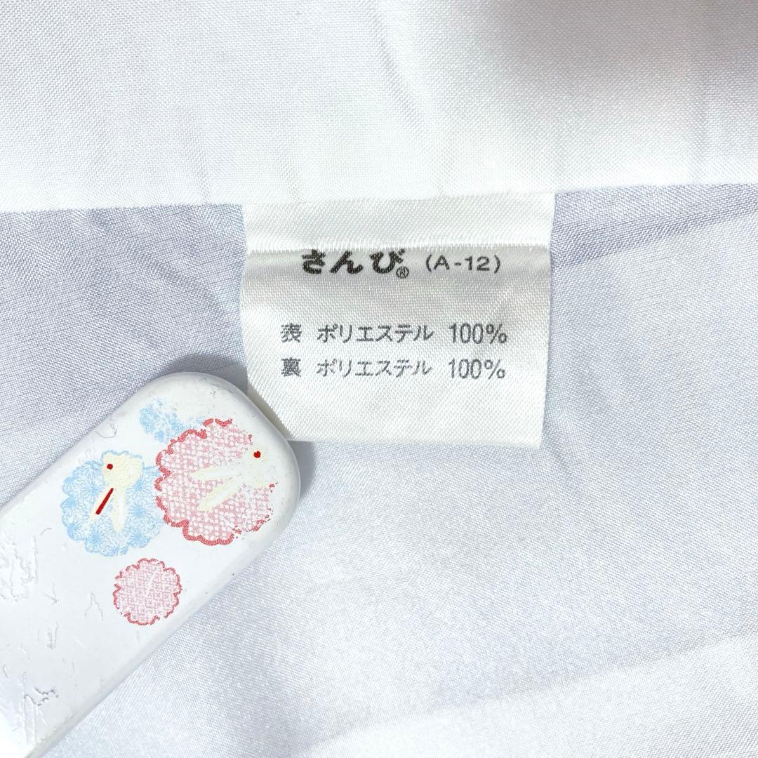 【美品✨】東レシルック　さんび　洗える着物　江戸小紋　三役　鮫小紋　くすみ紫L2