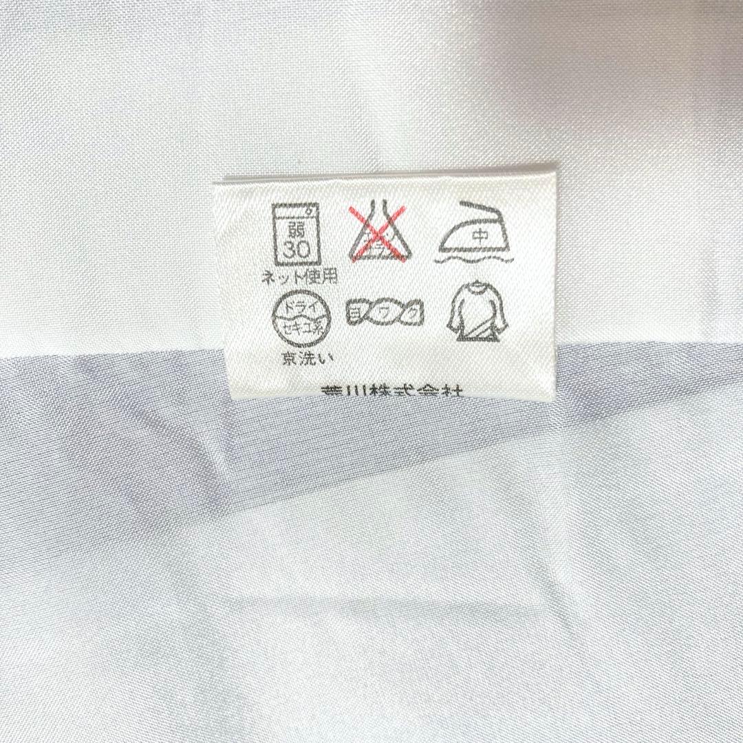 【美品✨】東レシルック　さんび　洗える着物　江戸小紋　三役　鮫小紋　くすみ紫L2