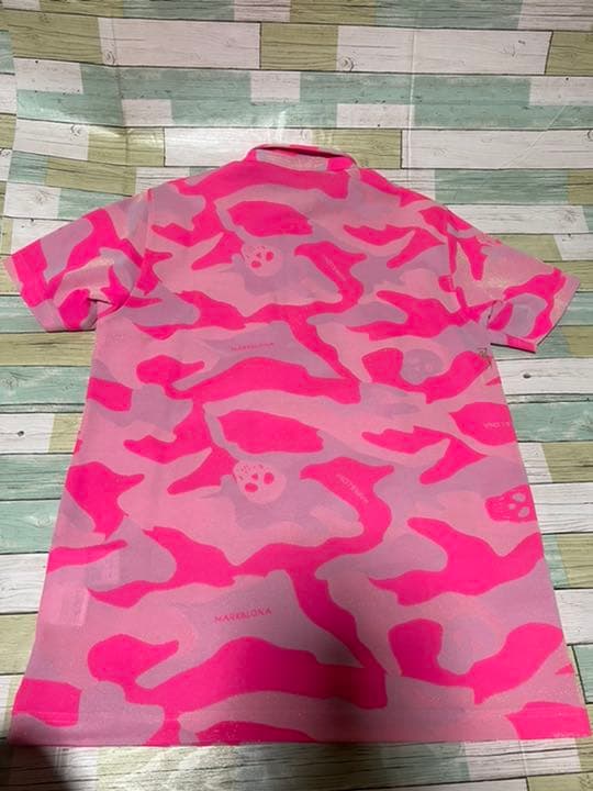 激レア 入手不可 マークアンドロナ ラメ入りポロシャツ