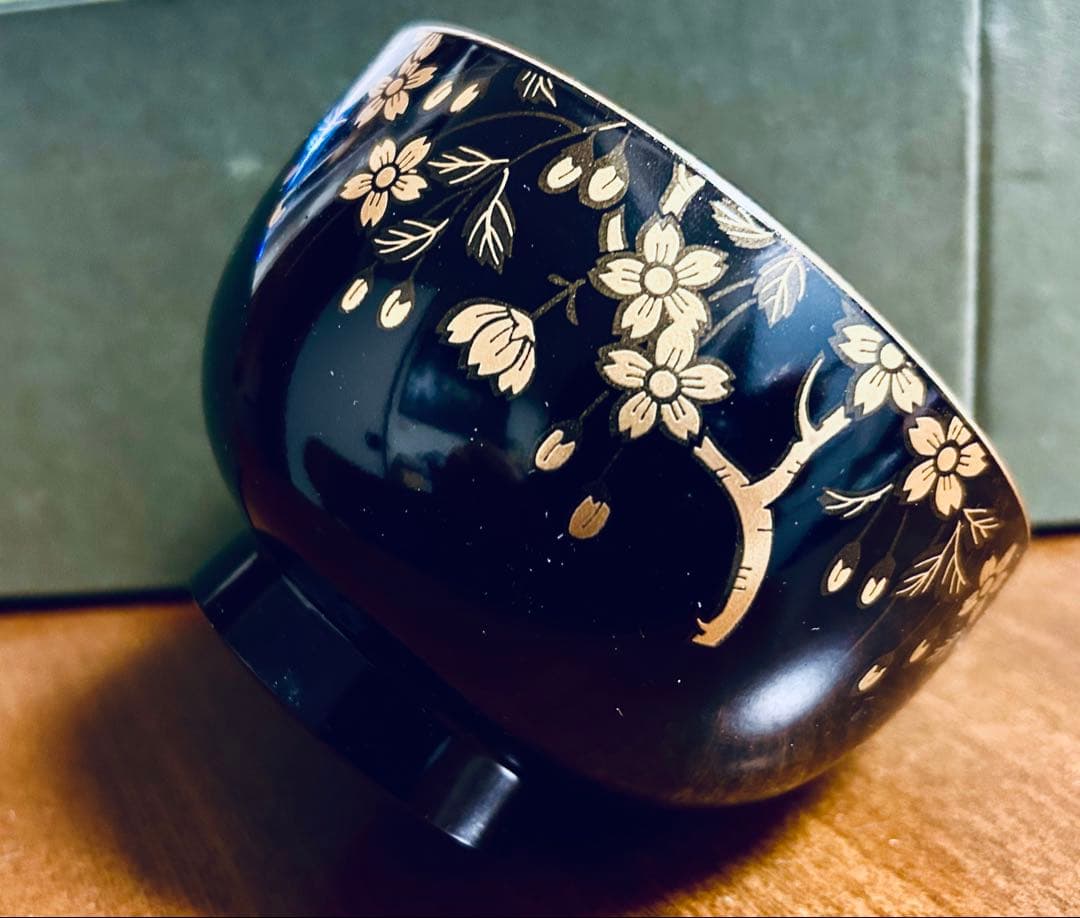 金沢　中山塗器　揃黒元禄 金彩蒔絵 漆器　15点セット