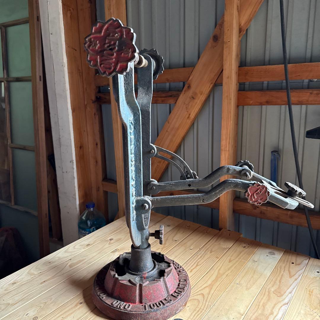 レトロ　自転車特殊工具　ヤエソノ　振れ取り台　宝山　畑屋　スポークレンチ付き