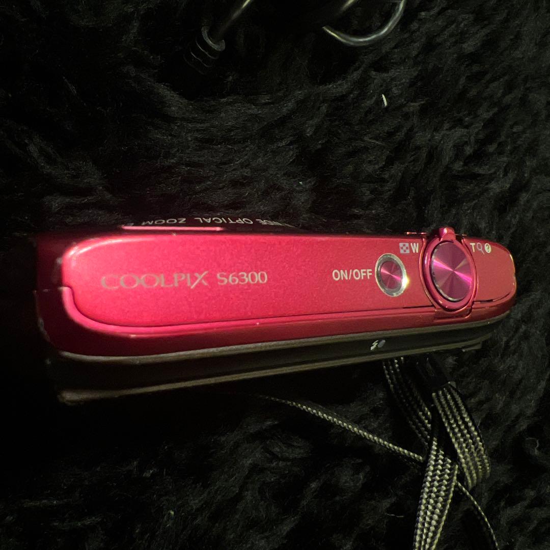 H*t様 Nikon COOLPIX S6300 赤 デジタルカメラ 動作⚪︎
