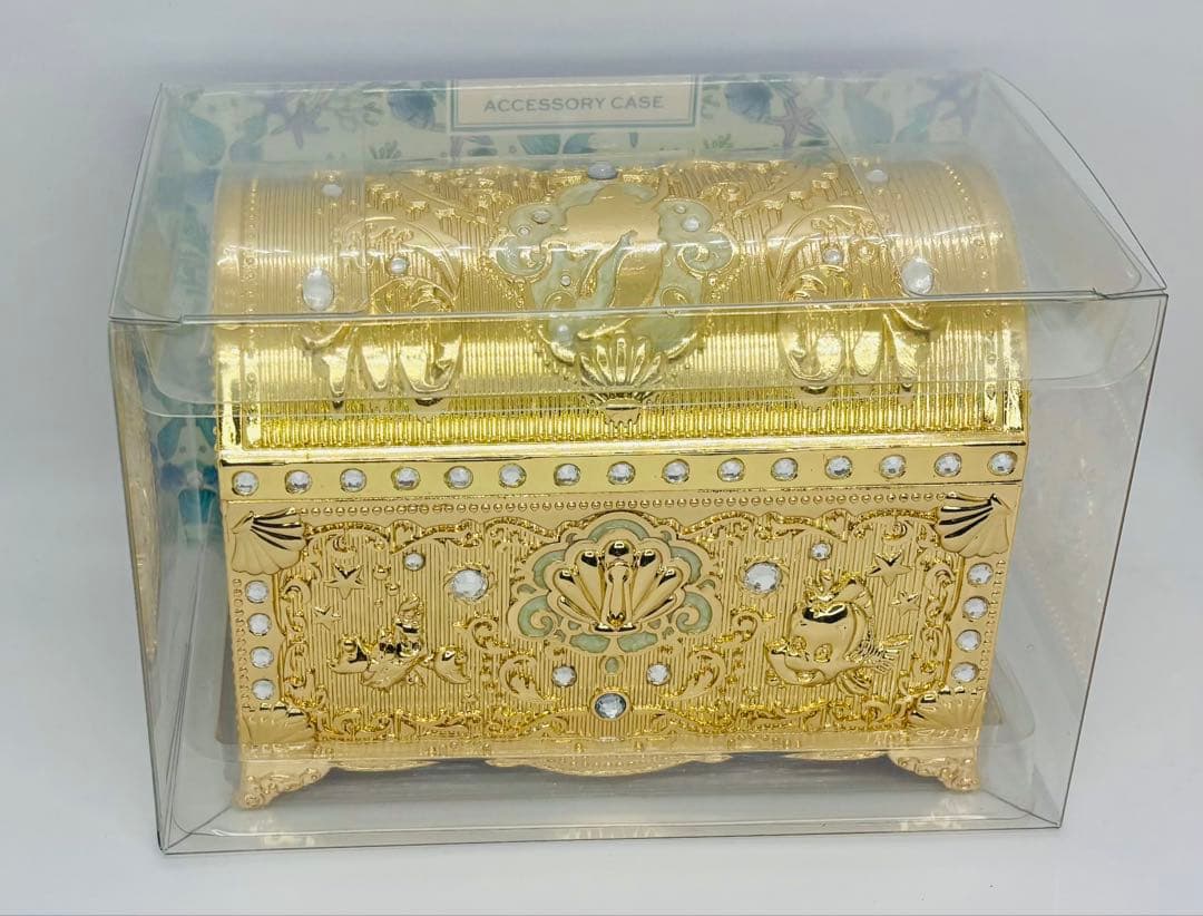 ♦︎リトルマーメイド　アリエル　宝箱　アクセサリーケース