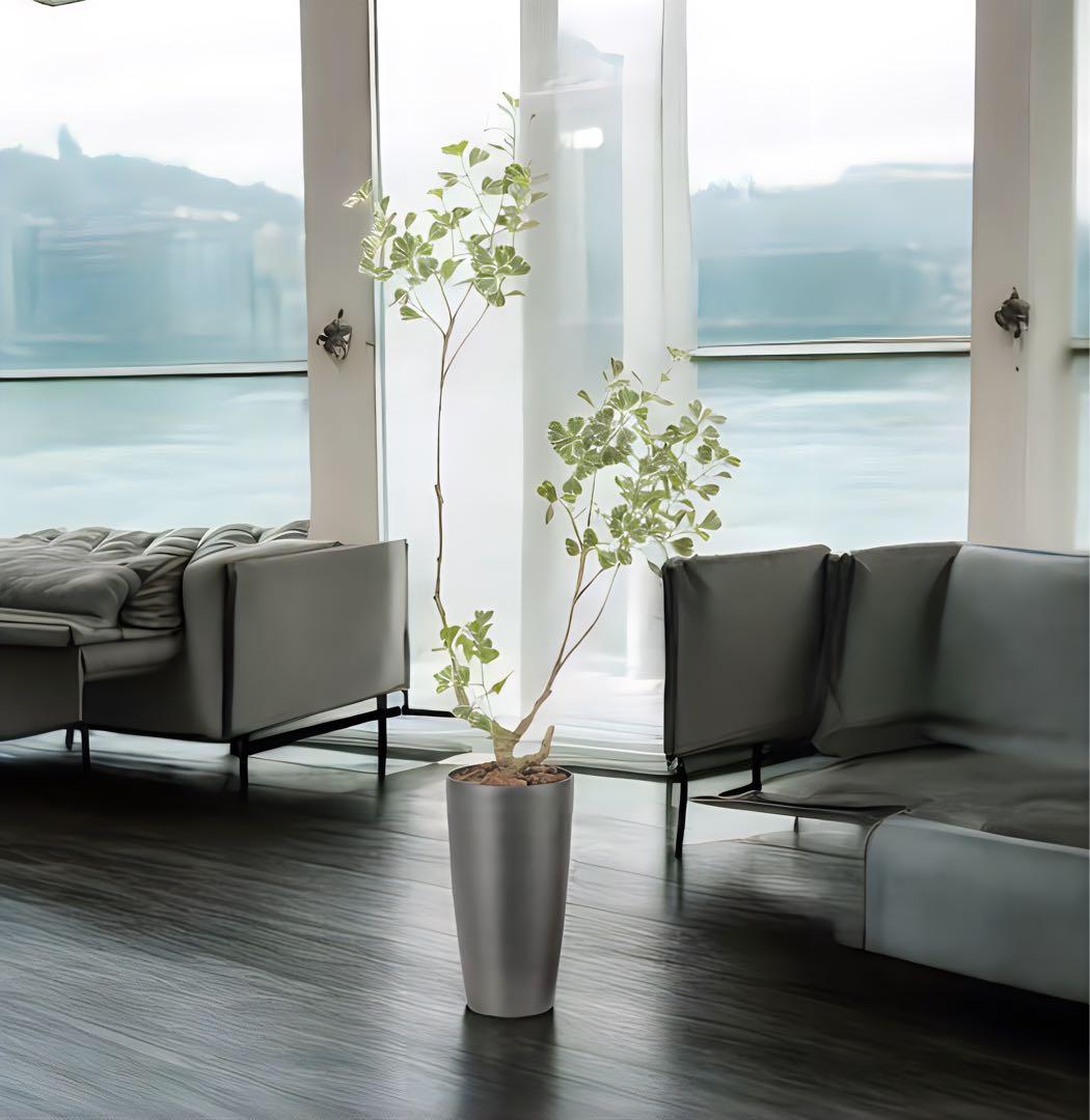 光触媒　人工観葉植物　フェイクグリーン　スリムフィカストライアングル