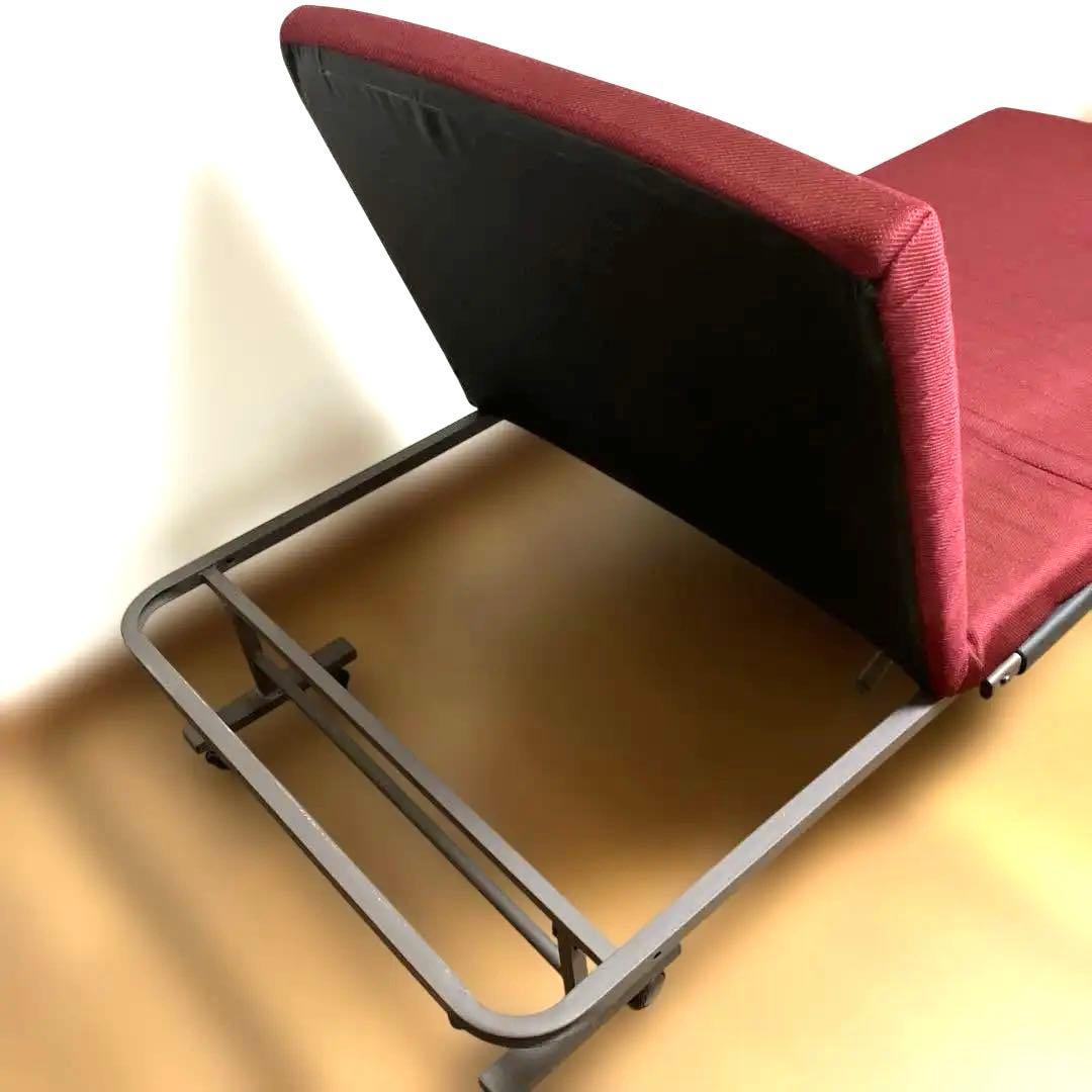 【最終値下げ】リクライニング付き折りたたみベッド　シングル