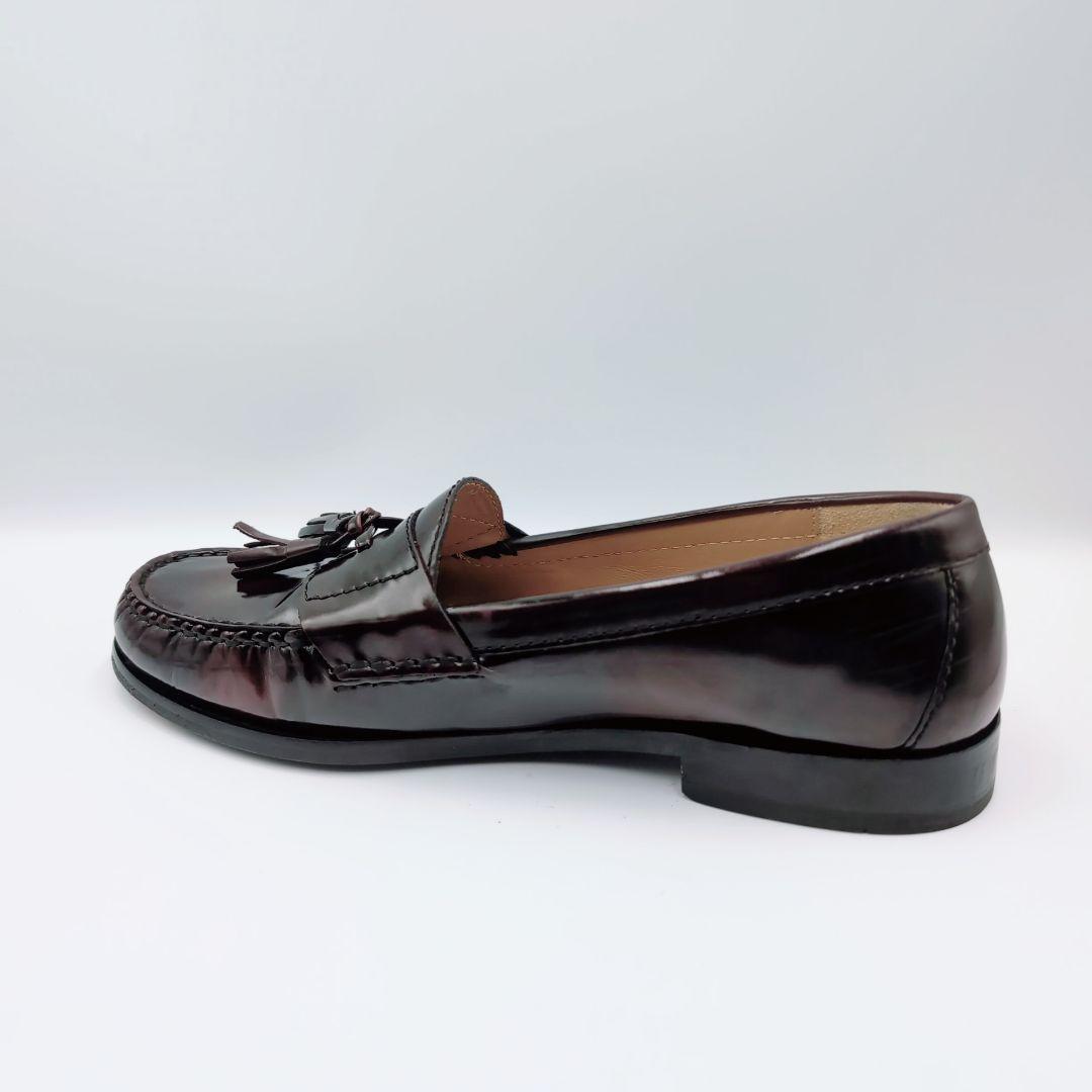 【極美品】COLE HAAN　ピンチ　タッセルローファー　バーガンディ　8D
