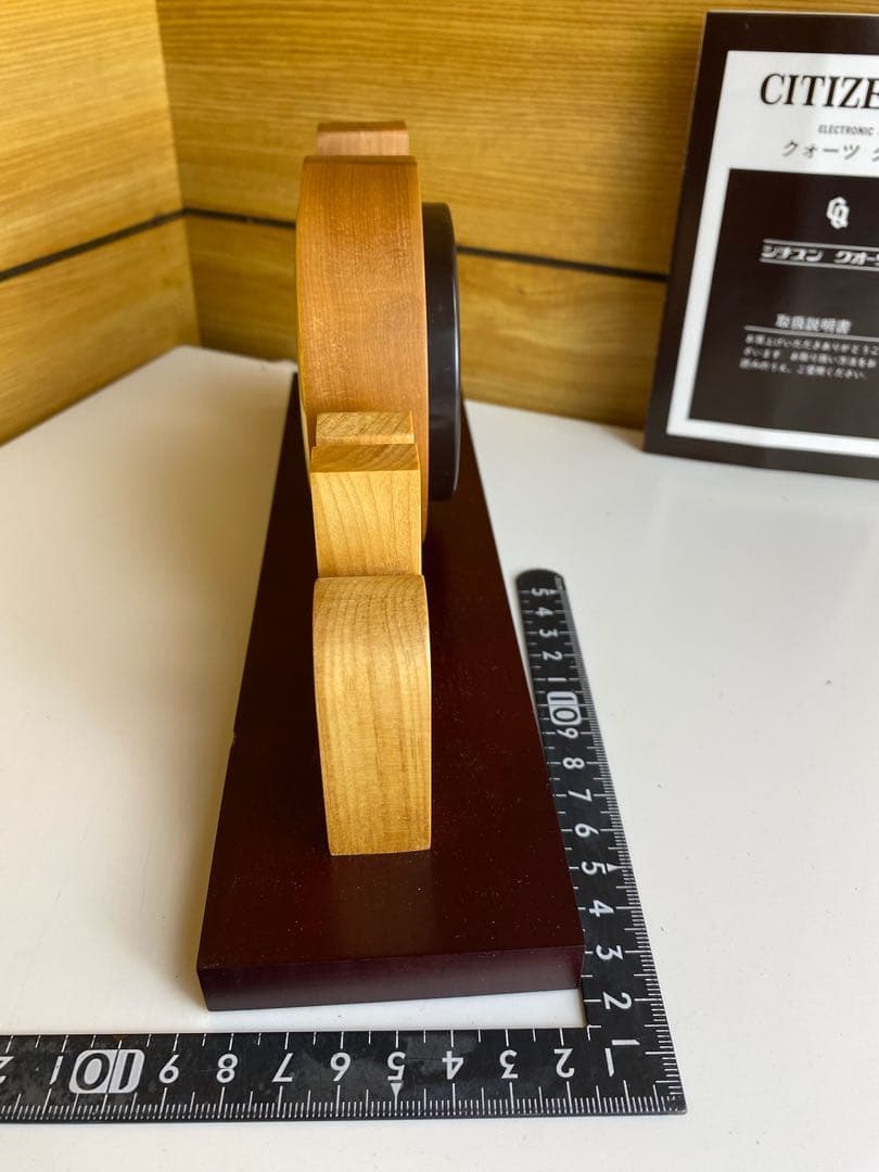 レア　 美品！　シチズン　10周年　 置き時計　クォーツ　クロック　アナログ時計