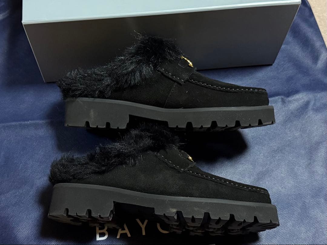 Deuxieme Classe別注 CAMINANDO ファー スリッポン 36