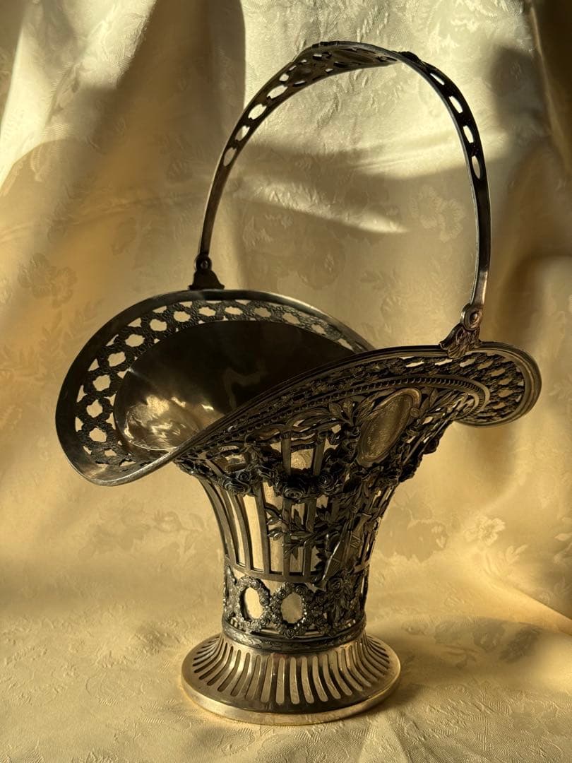 花器　アンティーク　WMF 1909年　ドイツ製　フランス輸出用　特別モデル