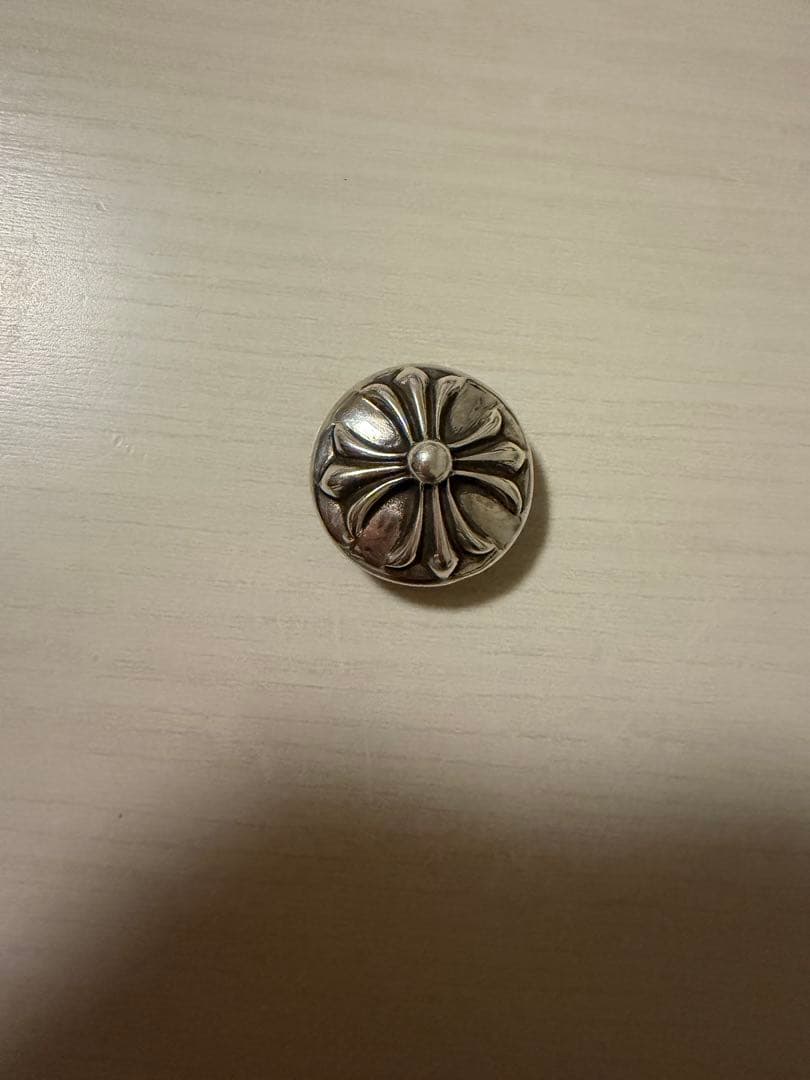 クロムハーツ CHROME HEARTSクロスボール ヘアゴム コンチョ SV