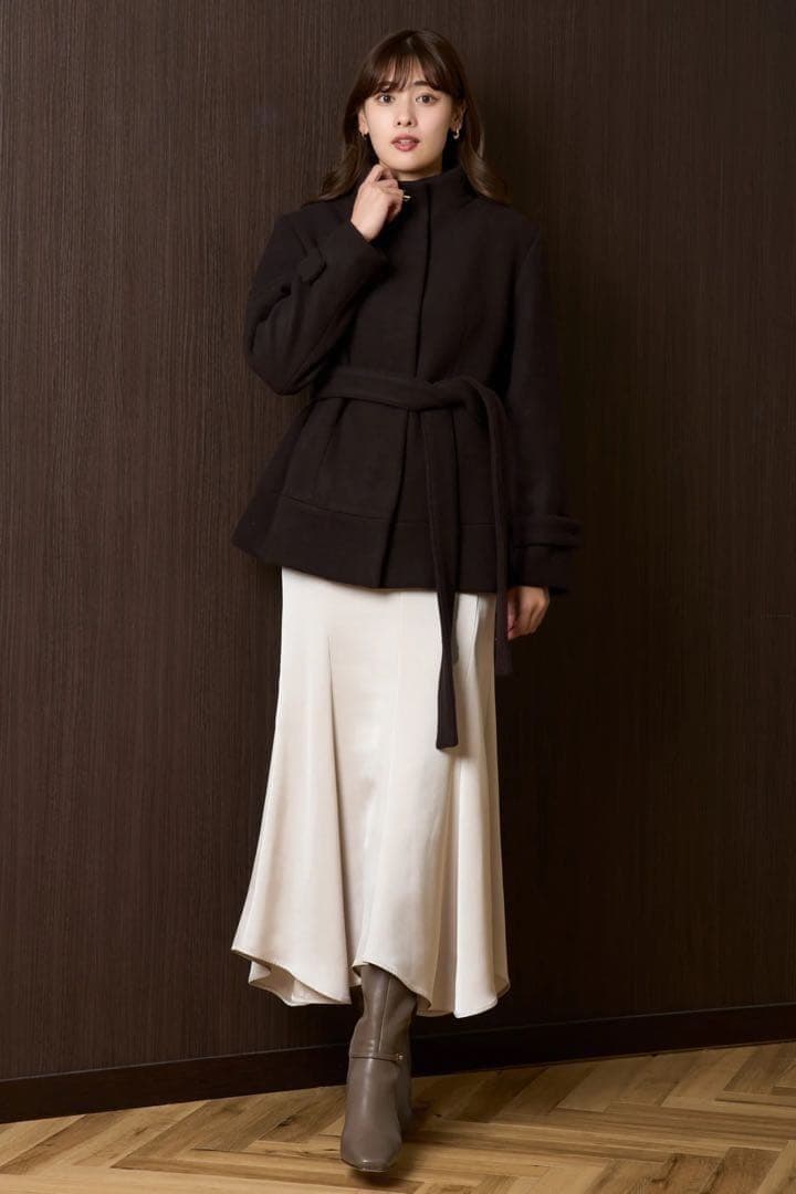 ジャケット・アウター Herlipto Viana Wool Short Coat