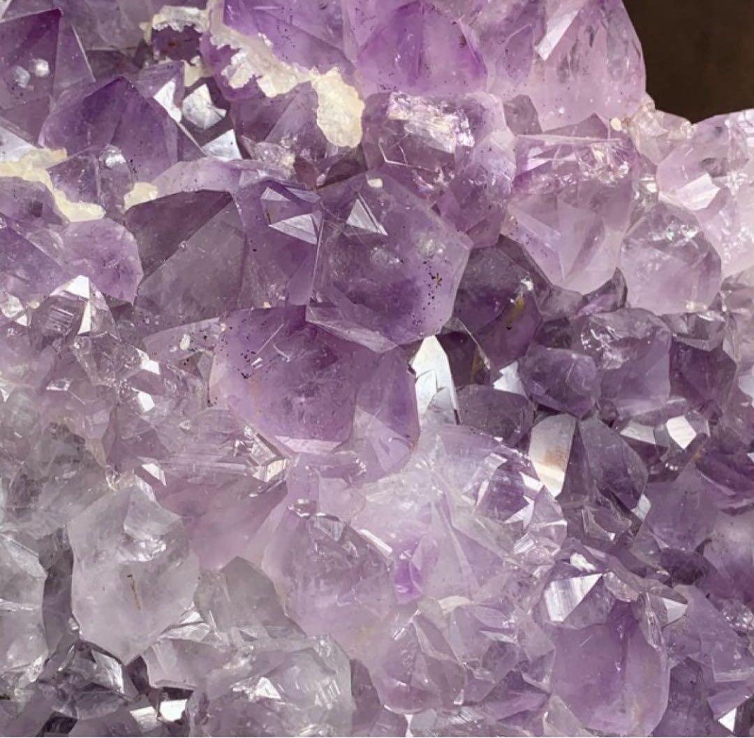 ALLSALE☆ブラジル産☆ラベンダーアメジスト原石クラスター