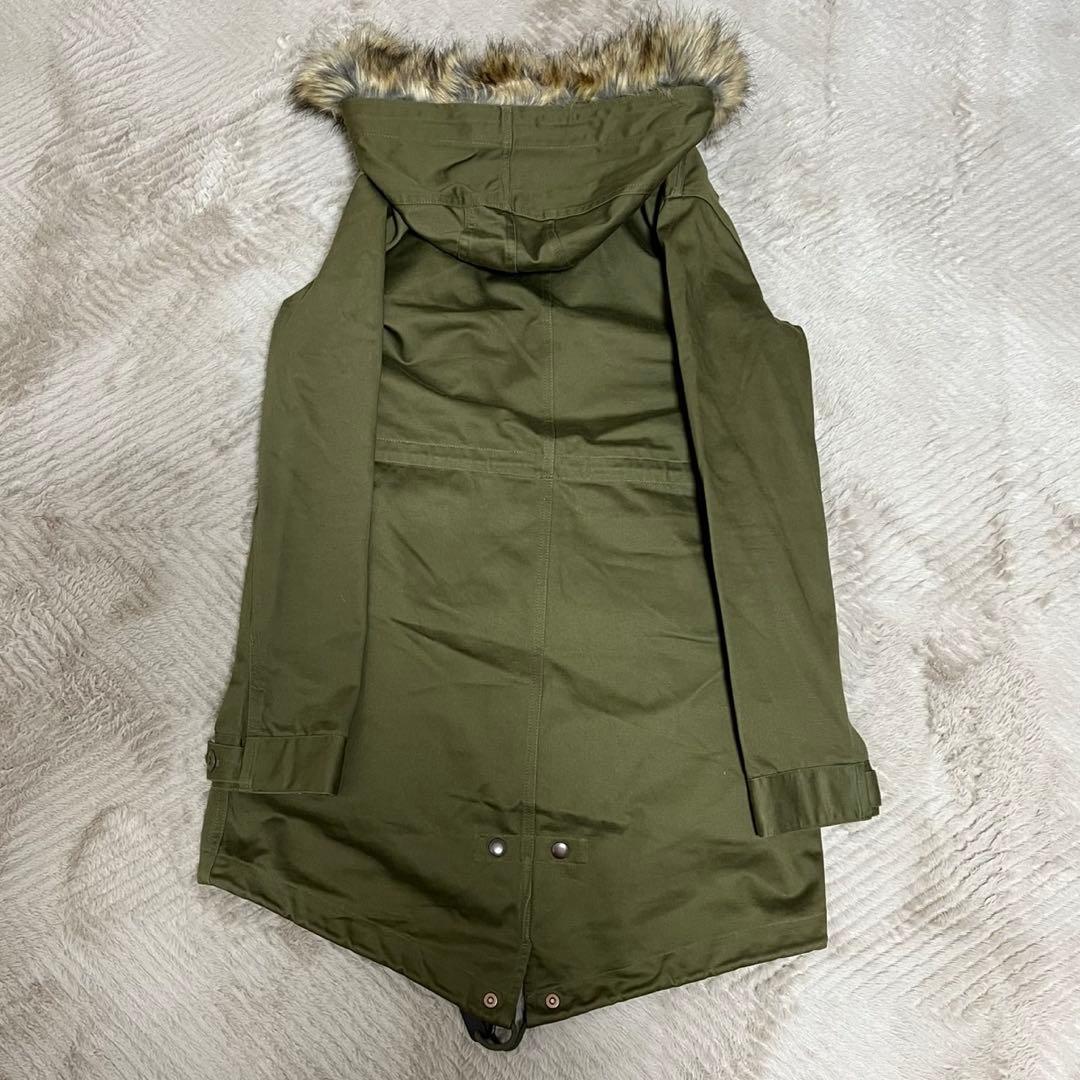 フレッドペリー モッズコート フィッシュテールパーカー カーキ XSライナー付き