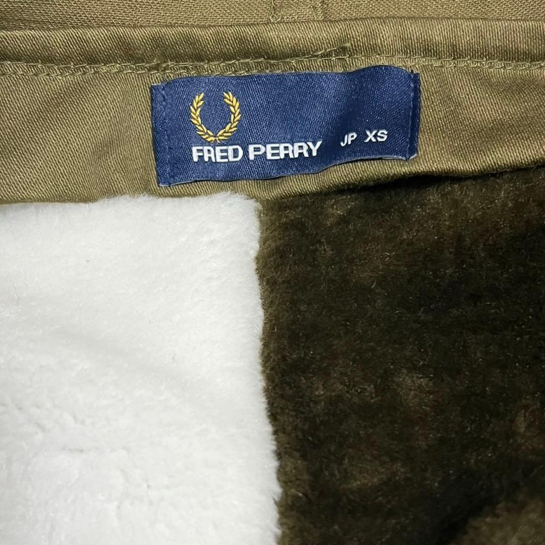 フレッドペリー モッズコート フィッシュテールパーカー カーキ XSライナー付き