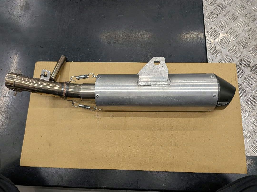 セロー250 DELTA バレル4 マフラー オプションバッフル付き