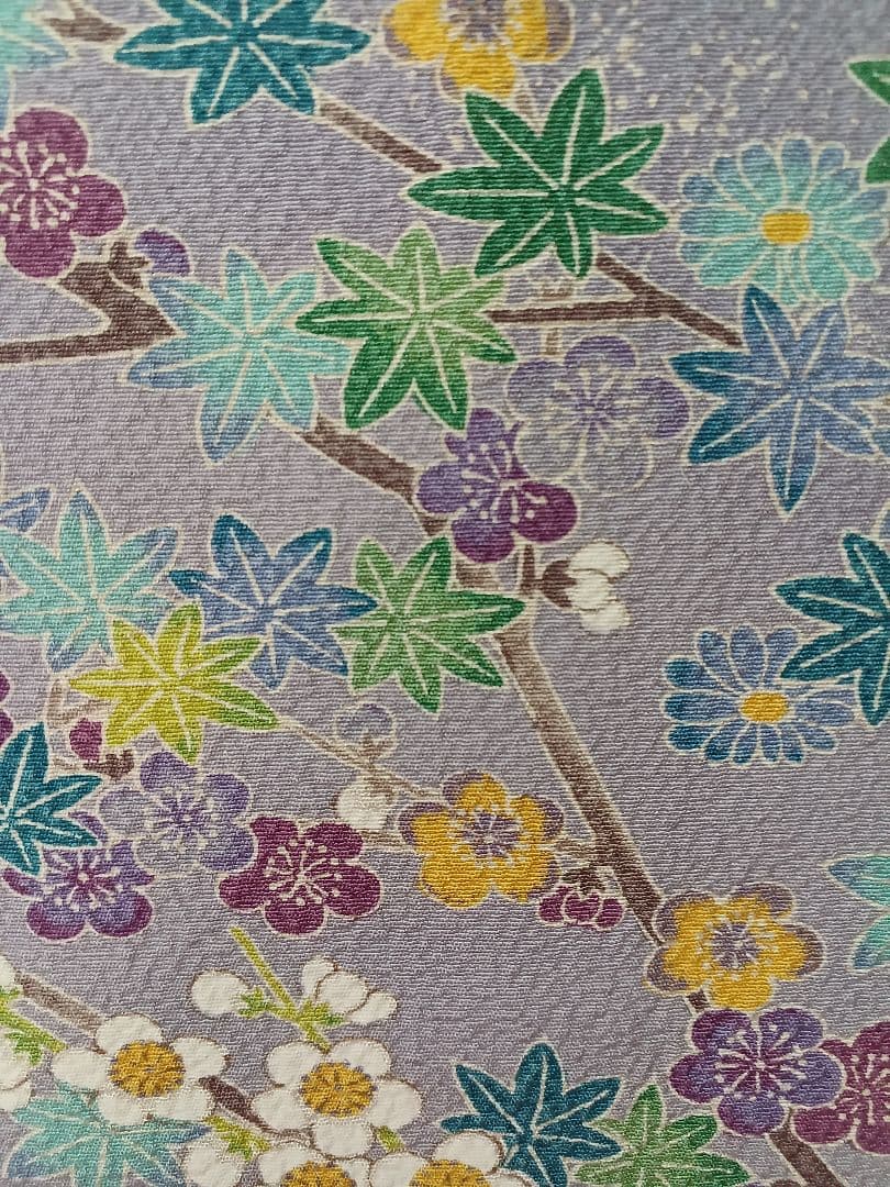 ［小紋］中古美品　加賀友禅　K-146