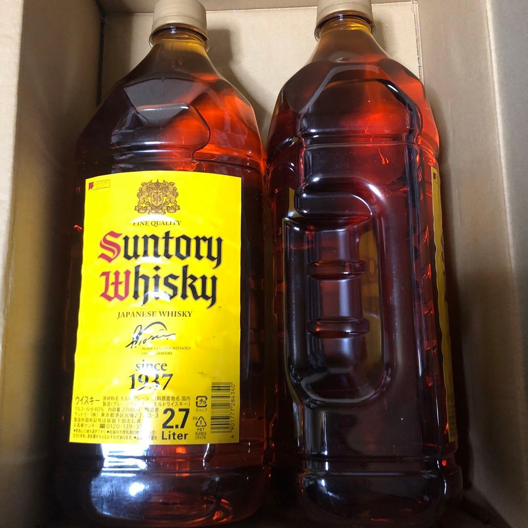 【未開封】角瓶　2.7 ℓ　サントリー　ウィスキー　角　2本