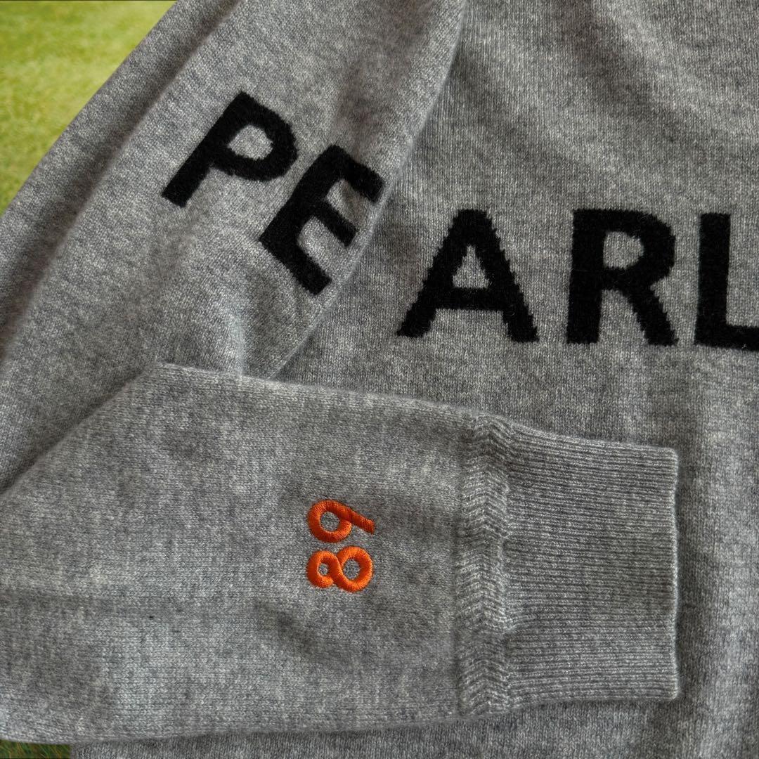 カシミヤ100% 美品　パーリーゲイツ　ニット　セーター　グレー　4 M〜L相当