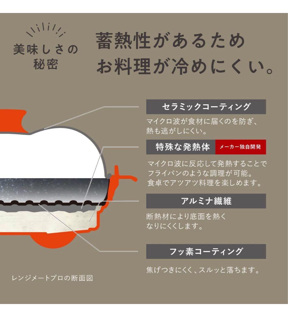 未使用 】RANGEMATE PRO クレイピンク 1台8役 電子レンジ調理器具