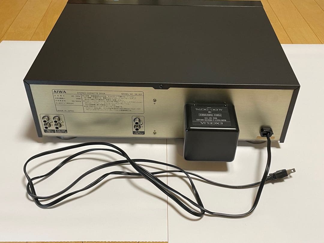 AIWA アイワ カセットデッキ EXCELIA XK-007 ジャンク