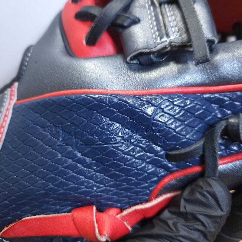 ウイルソン D5 デュアル 特別仕様スネークレザー 美品 内野用 軟式グローブ