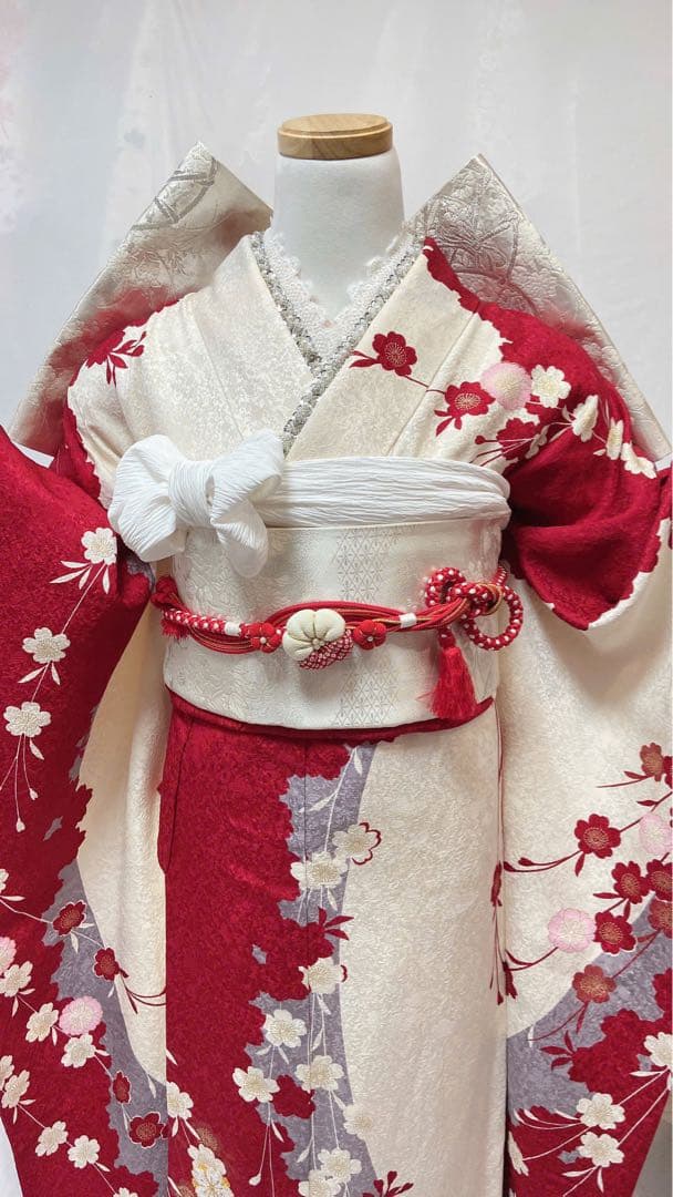 振袖 正絹 成人式　振袖6点セット　振袖フルセット