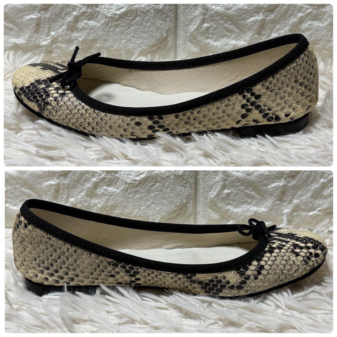 Repetto バレリーナシューズ パイソン柄サンドリオン フランス製 35