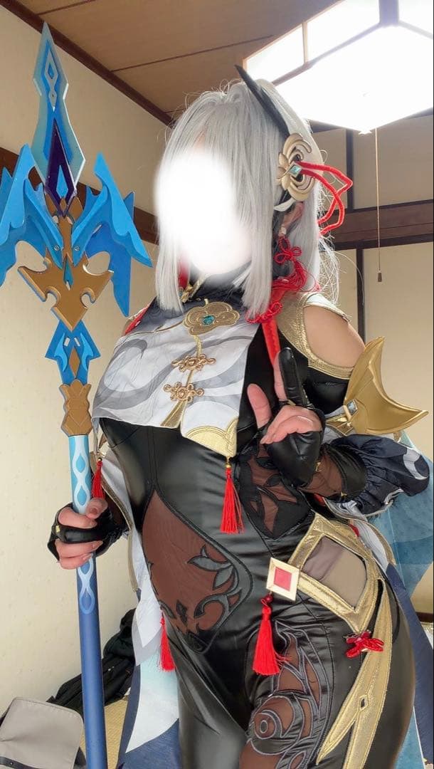 三分妄想 申鶴 フルセット 靴、武器つき Mサイズ