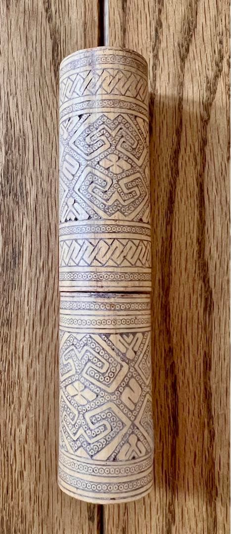 ニューカレドニア　民族像　オブジェ　木製　木彫　インテリア　置物