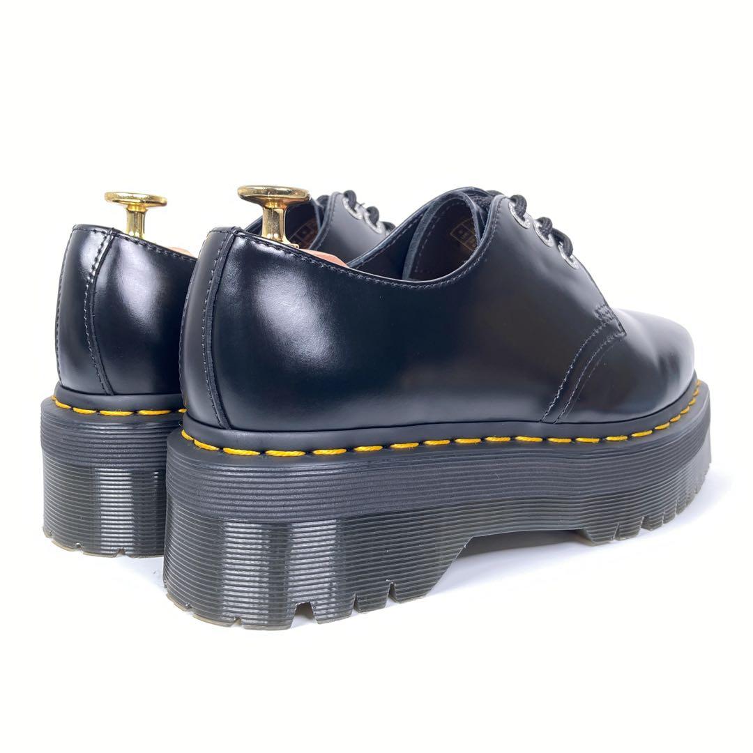 ドクターマーチン　1461 QUAD SQUARED　超厚底スクエアトゥ3ホール