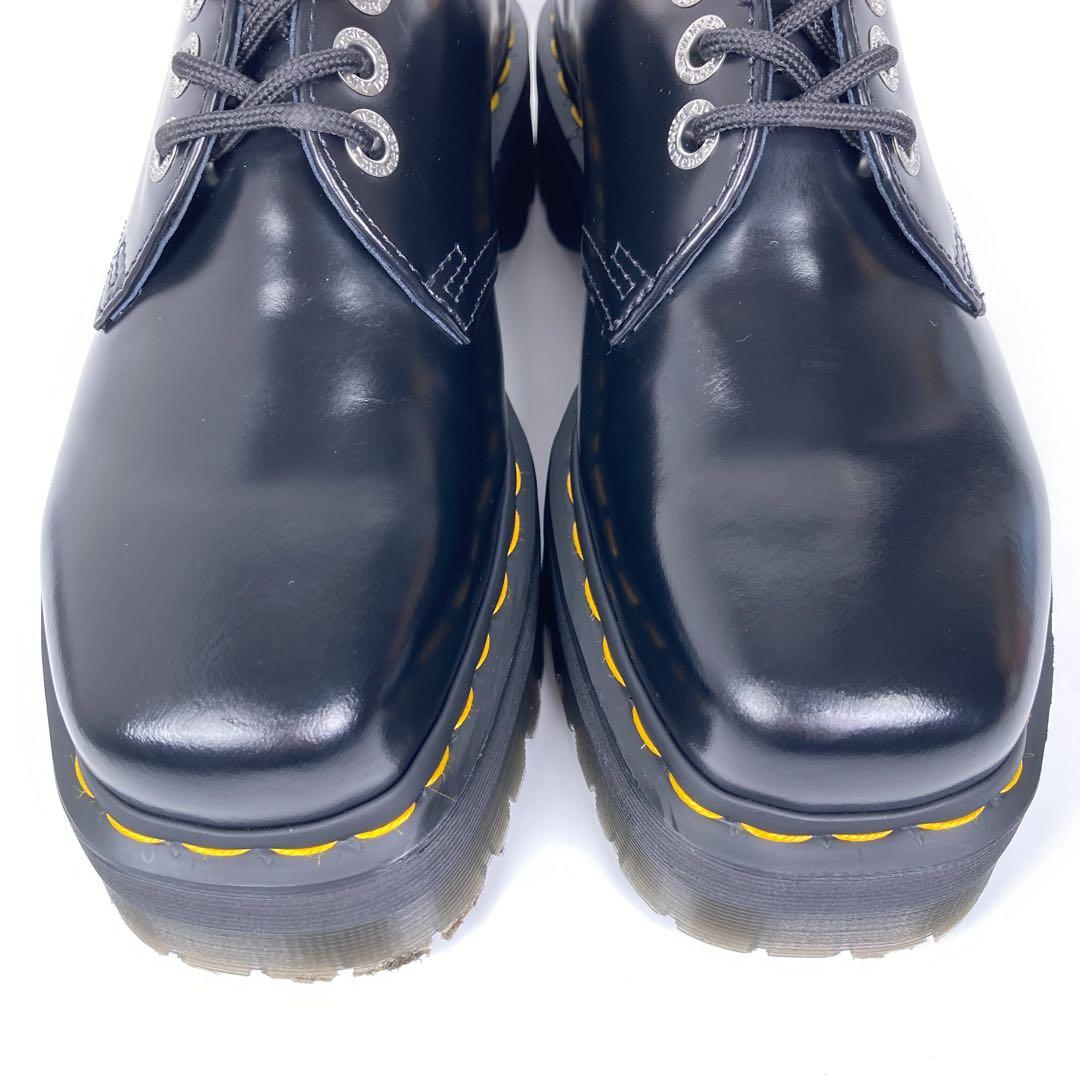 ドクターマーチン　1461 QUAD SQUARED　超厚底スクエアトゥ3ホール