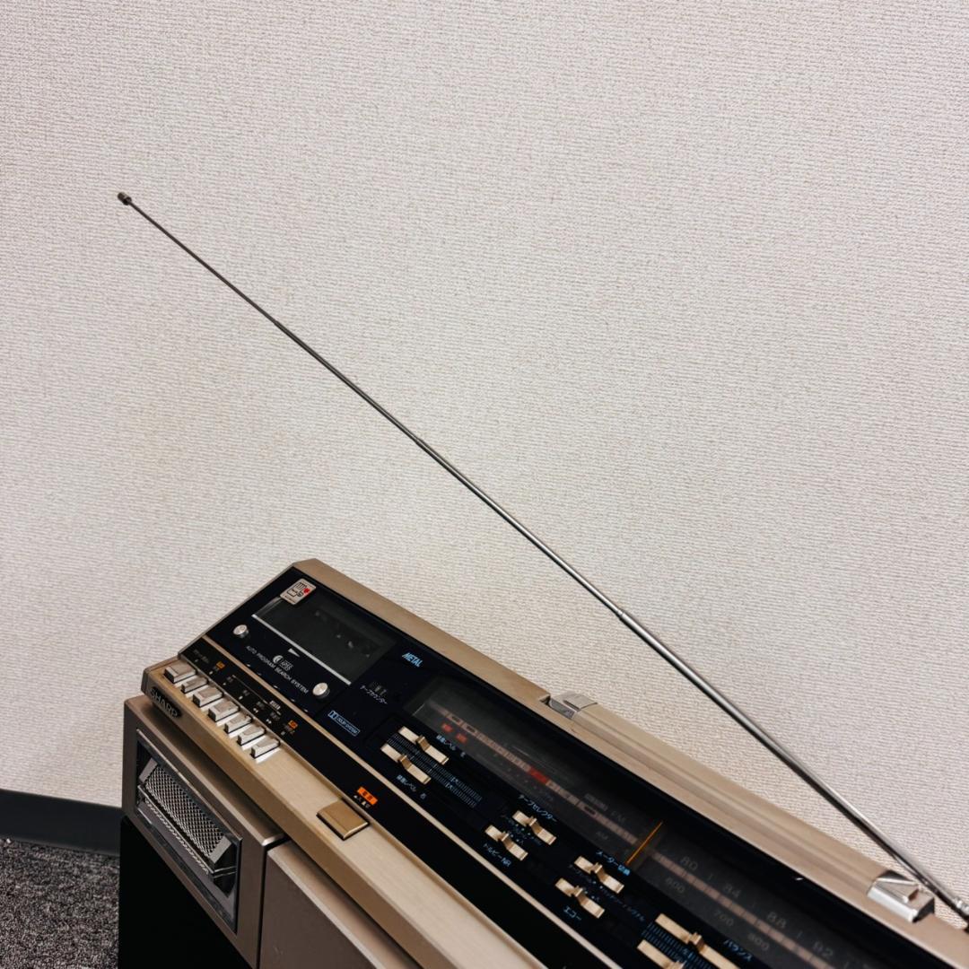 通電確認 SHARP シャープ VZ-V2 ラジカセ レコード