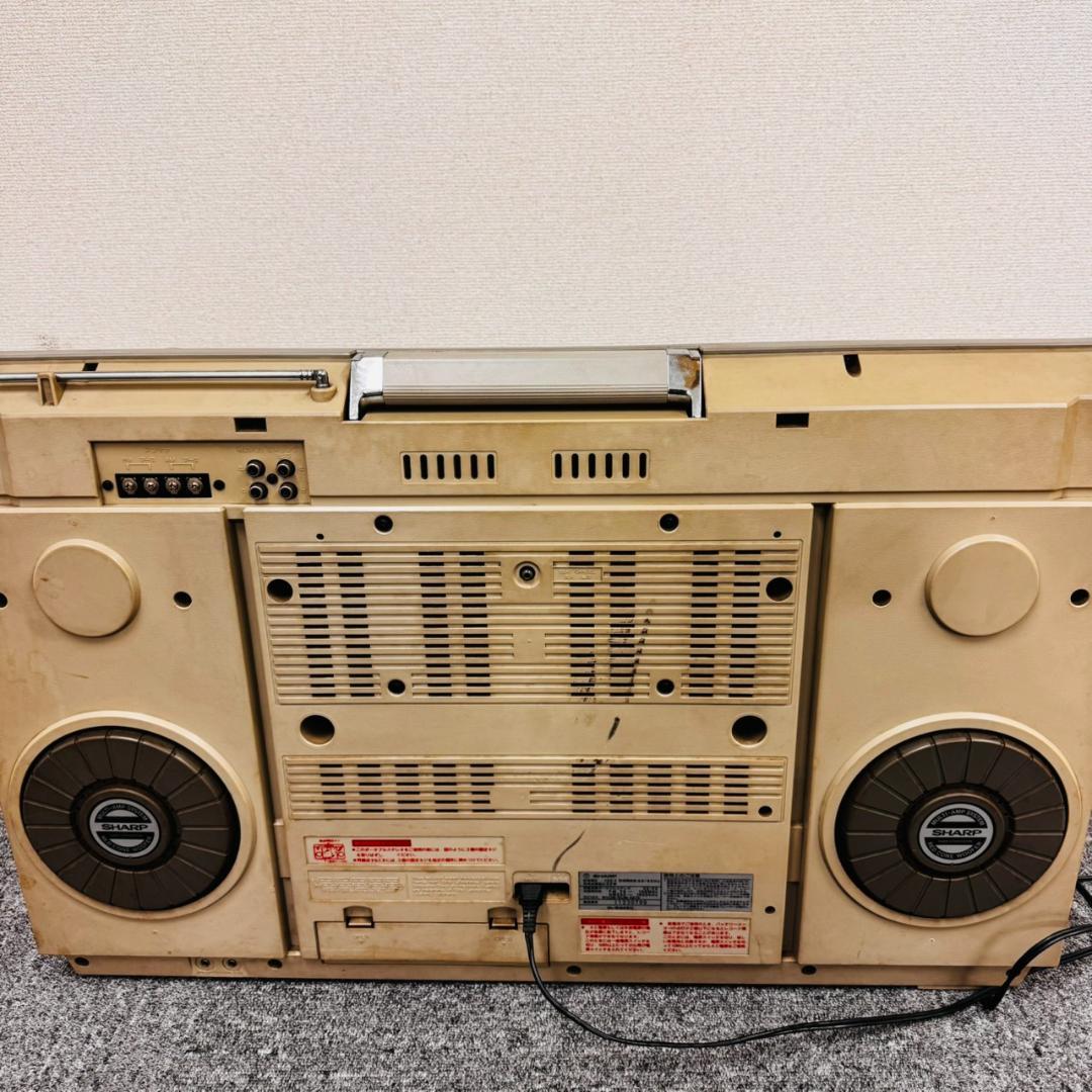 通電確認 SHARP シャープ VZ-V2 ラジカセ レコード