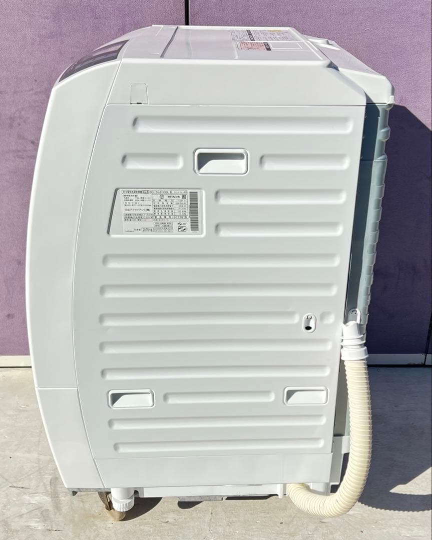 日立電気洗濯乾燥機 組込形BD-SG100BL 2018年