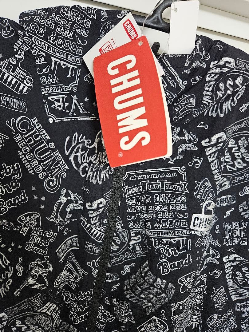 CHUMS ランニングジャケット ナイロン Woman L 撥水加工 フルジップ