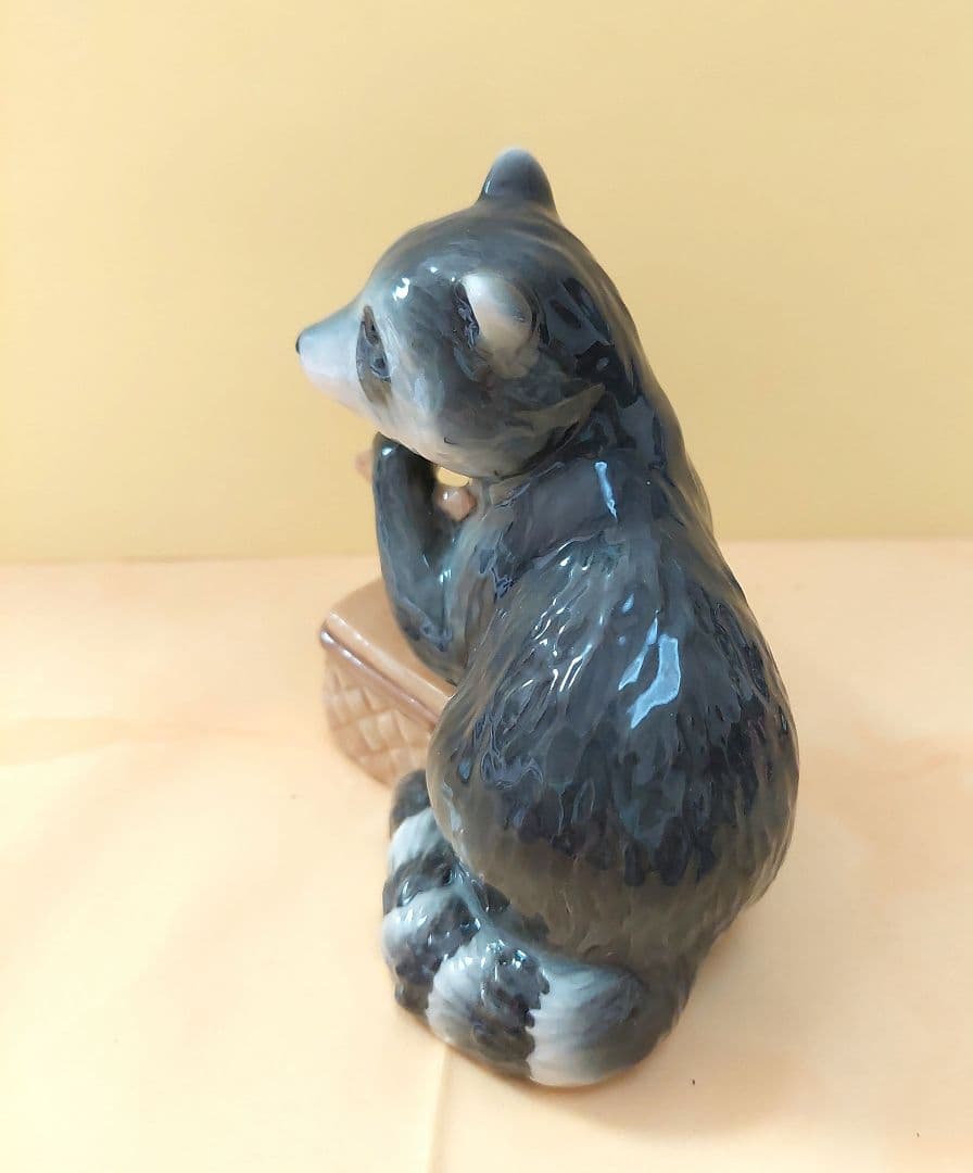 お値下げ！【  コペンハーゲン】アライグマ　籠b