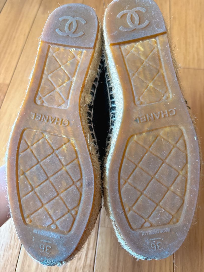 シャネル　エスパドリーユ　36
