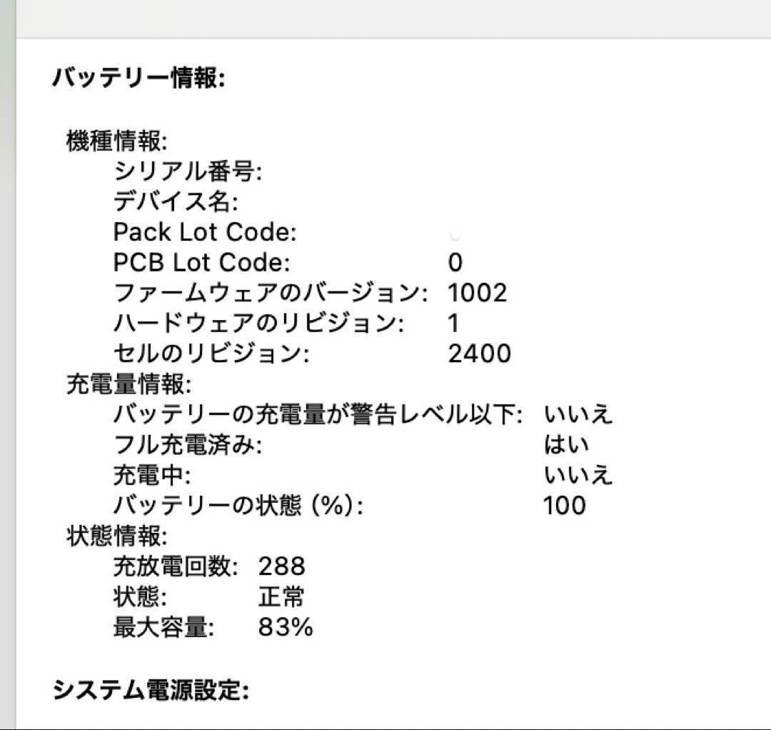 【Apple MacBook Pro 13インチ／M1／16GB／1TB】