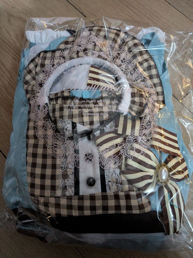 Malymoon ブルーマカロンデコレーションメイド　コスプレ12点セット