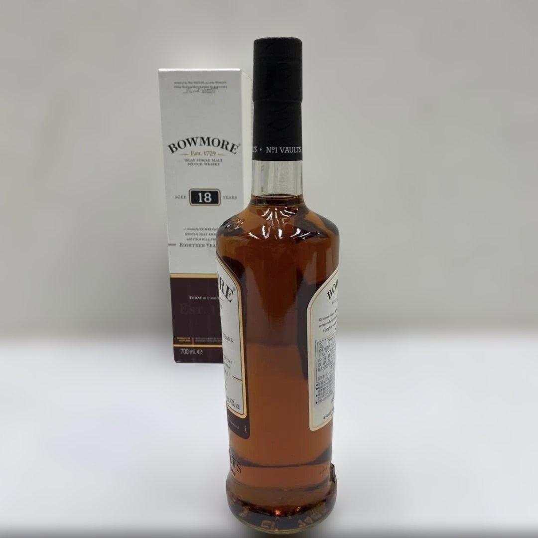 【未開栓品】BOWMORE18年 700ml　シングルモルトウイスキー　ボウモア
