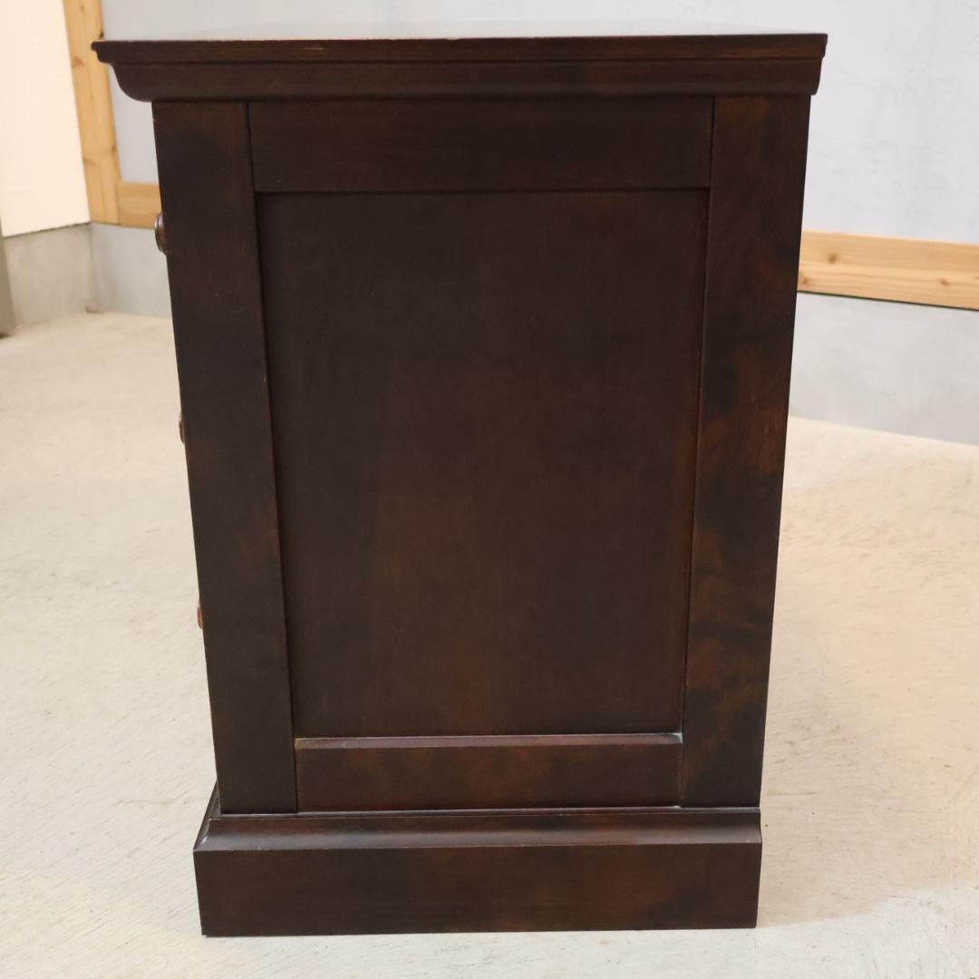 神居民芸 整理箱 樺材 小引き出し 3段・4杯 チェスト 旭川家具 伝統民芸家具