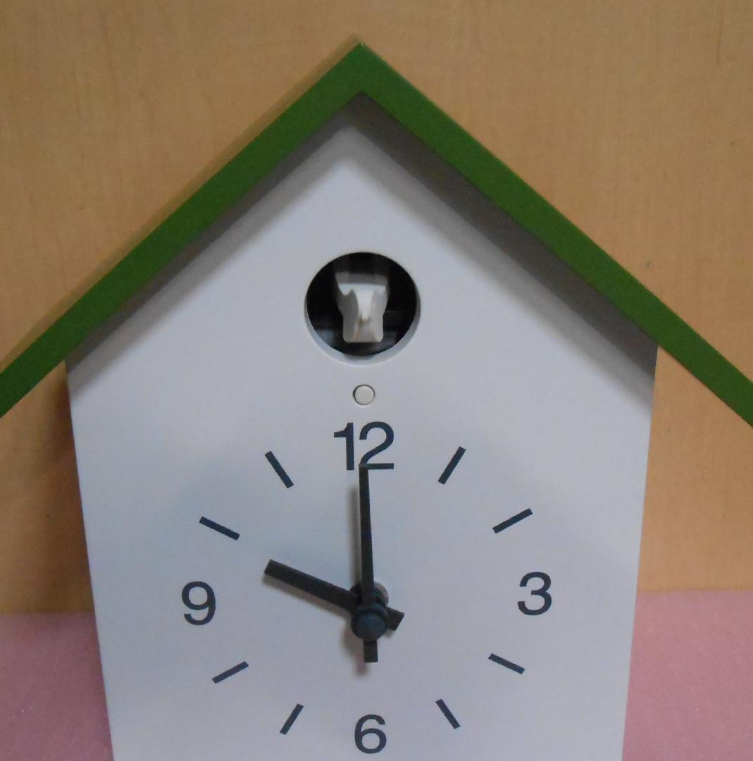 無印良品　鳩時計 大 限定色グリーンＧ－９