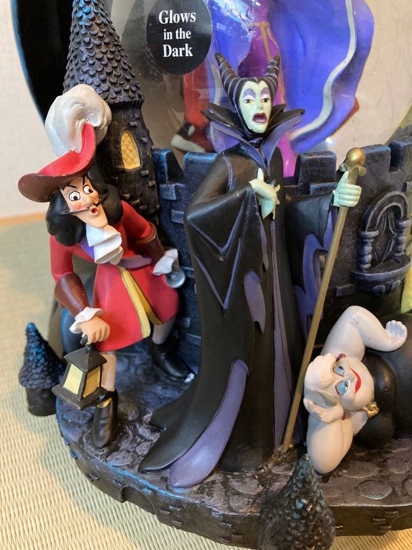 【訳あり】ディズニー ヴィランズ スノードーム オルゴール