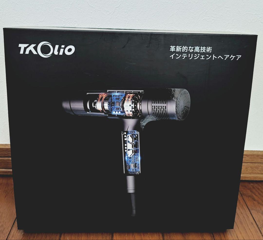 ★【新品未使用】Tkolioドライヤー　ヘアドライヤー　大風量　速乾　ブラック