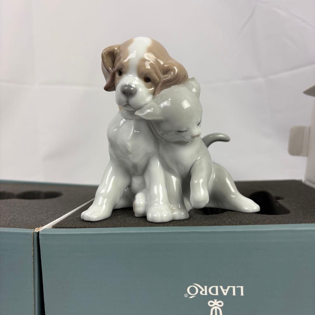 【極美品】リヤドロ 絶版フィギュリン ふたりは友だち 8301 2007年製